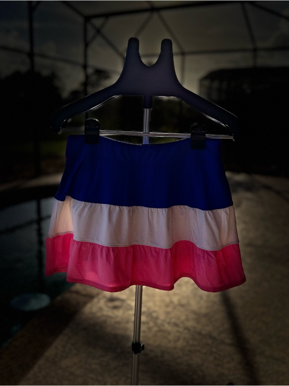 Lilly Pulitzer Meryl Skort Blue Grotto Colorblock Luxletic Golf Tennis Size M - Picture 5 of 6